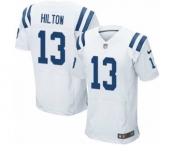 Men's Nike Indianapolis Colts #13 T.Y. Hilton Elite White NFL Jersey