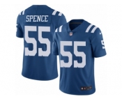 Men's Nike Indianapolis Colts #55 Sean Spence Elite Royal Blue Rush NFL Jersey