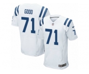 Men's Nike Indianapolis Colts #71 Denzelle Good Elite White NFL Jersey