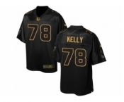 Nike Indianapolis Colts #78 Ryan Kelly Black Men's Stitched NFL Elite Pro Line Gold Collection Jersey
