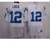 nike nfl jerseys indianapolis colts #12 luck white[elite]