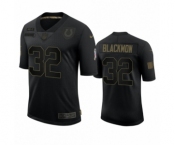 Indianapolis Colts #32 Julian Blackmon Black 2020 Salute to Service Limited Jersey