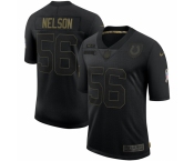 Men Indianapolis Colts #56 Quenton Nelson Nike 2020 Salute To Service Limited Jersey Black