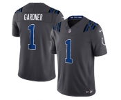 Men's Indianapolis Colts #1 Sauce Gardner Dark Gray 2026 F.U.S.E. Rivalries Collection Limited Football Stitched Jersey Men's Indianapolis Colts #1 Sauce Gardner Dark Gray 2026 F.U.S.E. Rivalries Collection Limited Football Stitched Jersey