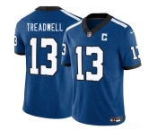 Men's Indianapolis Colts #13 Laquon Treadwell Blue 2025 F.U.S.E. Throwback Vapor Limited Football Stitched Jersey