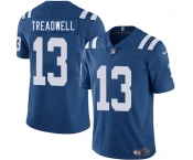 Men's Indianapolis Colts #13 Laquon Treadwell Blue 2025 Vapor Limited Football Stitched Jersey