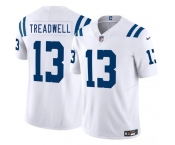 Men's Indianapolis Colts #13 Laquon Treadwell White 2025 F.U.S.E. Vapor Limited Football Stitched Jersey