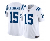 Men's Indianapolis Colts #15 Riley Leonard White 2025 F.U.S.E. Vapor Limited Football Stitched Jersey