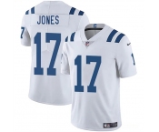 Men's Indianapolis Colts #17 Daniel Jones White 2025 Vapor Limited Football Stitched Jersey