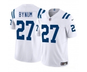 Men's Indianapolis Colts #27 Cam Bynuml White 2025 F.U.S.E. Vapor Limited Football Stitched Jersey