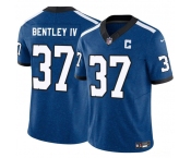 Men's Indianapolis Colts #37 Ulysses Bentley IV Blue 2025 F.U.S.E. Throwback Vapor Limited Football Stitched Jersey