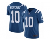Men's Nike Indianapolis Colts #10 Donte Moncrief Limited Royal Blue Rush NFL Jersey