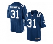 Men's Nike Indianapolis Colts #31 Antonio Cromartie Limited Royal Blue Team Color NFL Jersey