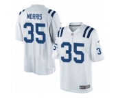 Men's Nike Indianapolis Colts #35 Darryl Morris Limited White NFL Jersey