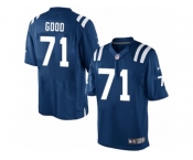 Men's Nike Indianapolis Colts #71 Denzelle Good Limited Royal Blue Team Color NFL Jersey