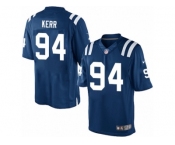 Men's Nike Indianapolis Colts #94 Zach Kerr Limited Royal Blue Team Color NFL Jersey