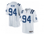 Men's Nike Indianapolis Colts #94 Zach Kerr Limited White NFL Jersey