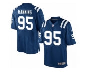 Men's Nike Indianapolis Colts #95 Johnathan Hankins Limited Royal Blue Team Color NFL Jersey