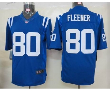 nike nfl jerseys indianapolis colts #80 fleener blue[nike limited]