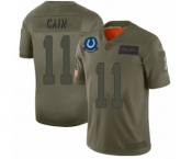 Women's Indianapolis Colts #11 Deon Cain Limited Camo 2019 Salute to Service Football Jersey