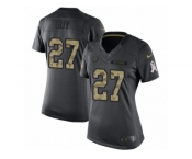 Women's Nike Indianapolis Colts #27 Winston Guy Limited Black 2016 Salute to Service NFL Jersey