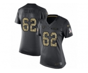 Women's Nike Indianapolis Colts #62 Le'Raven Clark Limited Black 2016 Salute to Service NFL Jersey