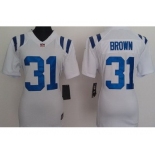 nike women nfl jerseys indianapolis colts #31 brown white[nike]