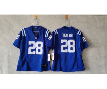 Youth Indianapolis Colts #28 Jonathan Taylor Blue 2024 F.U.S.E. Vapor Untouchable Limited Stitched Football Jersey