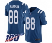 Youth Indianapolis Colts #88 Marvin Harrison Royal Blue Team Color Vapor Untouchable Limited Player 100th Season Football Jersey