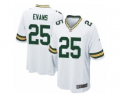 Men Nike Green Bay Packers #25 Marwin Evans Game White NFL Jersey