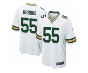 Men Nike Green Bay Packers #55 Ahmad Brooks Game White NFL Jersey