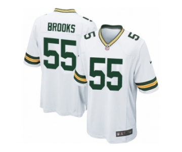 Men Nike Green Bay Packers #55 Ahmad Brooks Game White NFL Jersey