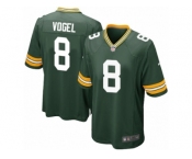 Men Nike Green Bay Packers #8 Justin Vogel Game Green Team Color NFL Jersey