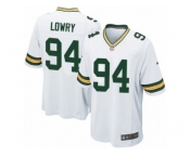 Men Nike Green Bay Packers #94 Dean Lowry Game White NFL Jersey