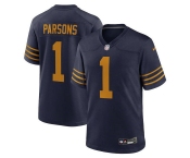 Men's Green Bay Packers #1 Micah Parsons Navy The 1923 Classic Football Stitched Game Jersey