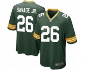Men's Green Bay Packers #26 Darnell Savage Jr. Game Green Team Color Football Jersey