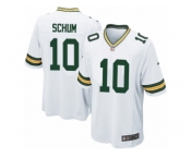 Men's Nike Green Bay Packers #10 Jacob Schum Game White NFL Jersey