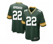 Men's Nike Green Bay Packers #22 Aaron Ripkowski Game Green Team Color NFL Jersey