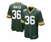 Men's Nike Green Bay Packers #36 LaDarius Gunter Game Green Team Color NFL Jersey