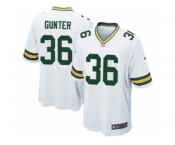 Men's Nike Green Bay Packers #36 LaDarius Gunter Game White NFL Jersey