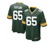 Men's Nike Green Bay Packers #65 Lane Taylor Game Green Team Color NFL Jersey