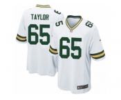 Men's Nike Green Bay Packers #65 Lane Taylor Game White NFL Jersey