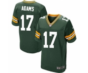 Men's Nike Green Bay Packers #17 Davante Adams Elite Green Team Color NFL Jersey