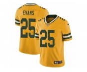 Men Nike Green Bay Packers #25 Marwin Evans Limited Gold Rush Vapor Untouchable NFL Jersey