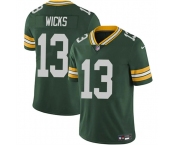Men's Green Bay Packers #13 Dontayvion Wicks Green 2025 Vapor Untouchable Limited Football Stitched Jersey Men's Green Bay Packers #13 Dontayvion Wicks Green 2025 Vapor Untouchable Limited Football Stitched Jersey