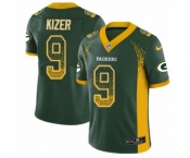 Men's Nike Green Bay Packers #9 DeShone Kizer Limited Green Rush Drift Fashion NFL Jersey