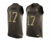 Nike Green Bay Packers #17 Davante Adams Green Men's Stitched NFL Limited Salute To Service Tank Top Jersey