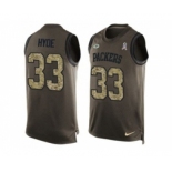 Nike Green Bay Packers #33 Micah Hyde Green Men's Stitched NFL Limited Salute To Service Tank Top Jersey