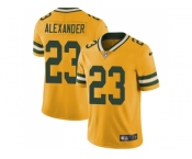 Youth Nike Green Bay Packers #23 Jaire Alexander Yellow Stitched NFL Limited Rush Jersey