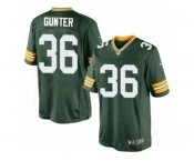 Youth Nike Green Bay Packers #36 LaDarius Gunter Limited Green Team Color NFL Jersey